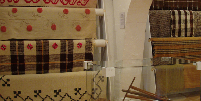 Exposición "Textiles de Chiloé", Sala Challanco