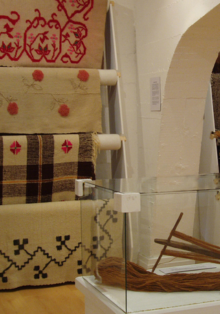 Exposición "Textiles de Chiloé", Sala Challanco