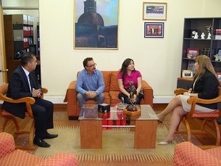 Visita a jefatura P.D.I. de Antofagasta