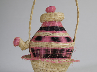 Tetera sobre brasero