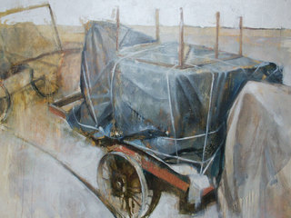 detalle obra en exposición