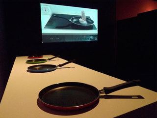 Detalle de obra en Sala Plaza Vespucio.