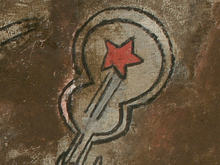 El ojo del alma es una estrella roja (detalle)