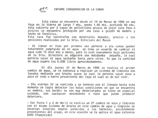 Informe 1° Conservación wampo