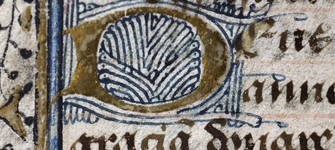 "D" dorada y estilizada 2