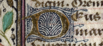 "D" dorada y estilizada 4