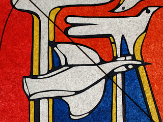 Detalle de Volantín exposición Sueños en Vuelo