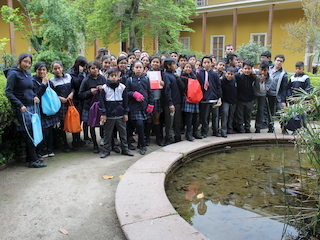 Estudiantes en el museo