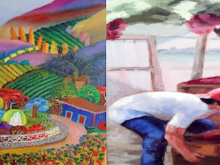 Detalles de Obras Juanita Muñoz y Elsa Gelten