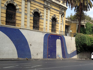 Mural paso inferior Santa Lucia(1970)(Archivo CNCR 2013)