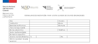 Formulario de inscripción