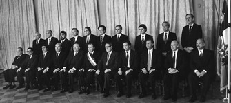 Presidente de la República y gabinete