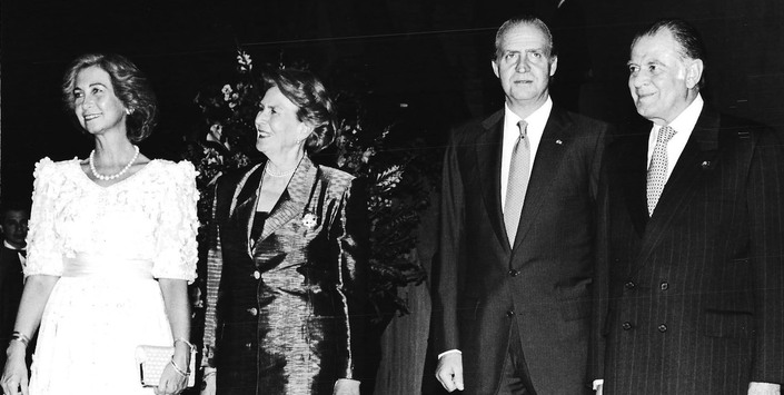 Visita de los Reyes de España