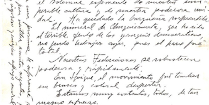 CORRESPONDENCIA DE LUIS EMILIO RECABARREN (1915-1921)