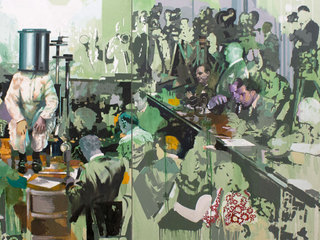 Detalle de obra de Carlos Ampuero