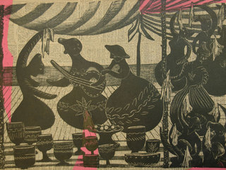 Detalle, La cueca de Quinchamalí, Nemesio Antúnez.