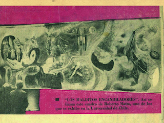 Imagen recorte de prensa. Biblioteca MNBA