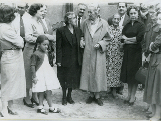 Última visita de Gabriela Mistral a Vicuña, 1954.
