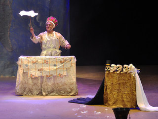 Shakespeare in clown en Anfiteatro Bellas Artes