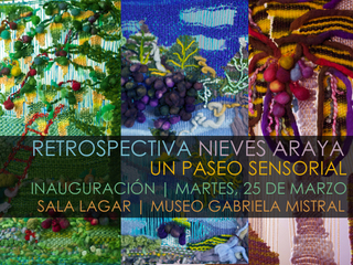 Retrospectiva Nieves Araya inaugura el 25 de marzo