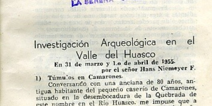 Notas del Museo N° 4, Octubre de 1955