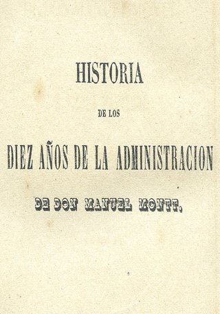 Historia de los diez años de la administración de don Manuel Montt v.1
