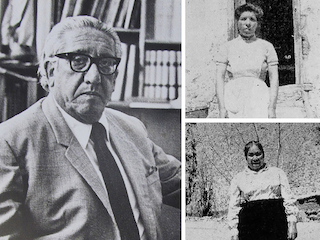 Jorge Iribarren y campesinas del valle del río Hurtado.