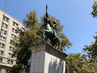 Diagnóstico en proceso, Monumento Público “San Martín” (Archivo CNCR, Costabal, I. 2020) Diagnóstico en proceso, Monumento Público “San Martín” (Archivo CNCR, Costabal, I. 2020)