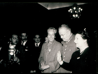 Recepción en el Palacio de La Moneda, 8 de septiembre de 1954.