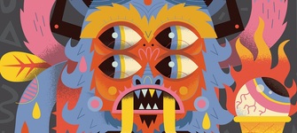 Detalle afiche V Festival CHILEMONOS