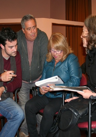 Grupos preparando presentación