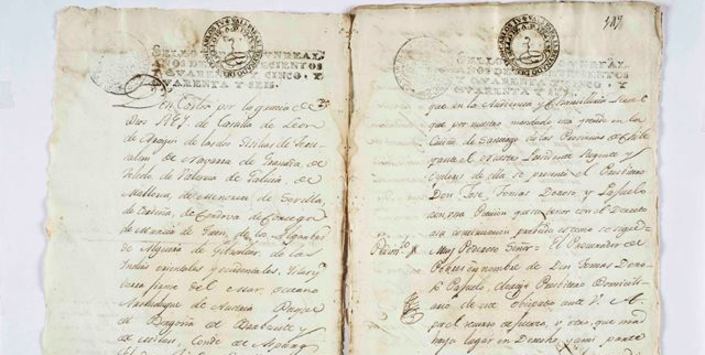 Causa ante la Real Audiencia en Stgo seguida por el Presbítero Don José Donoso y Pajuelo y José Aldunate