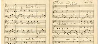 Balada. Gabriela Mistral (letra), Emita Ortiz (música).