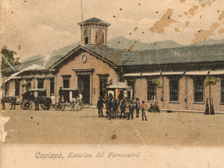 Estación de ferrocarril, Copiapó. Archivo fotográfico, Museo Regional de Atacama