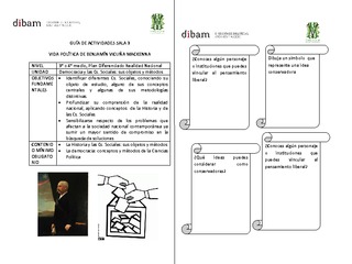 Actividades en el Museo para 3° o 4° medio Plan diferenciado Realidad Nacional