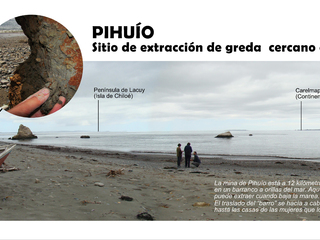 Pihuío, sitio de extracción de greda cercano a Caulín. 1 pp.