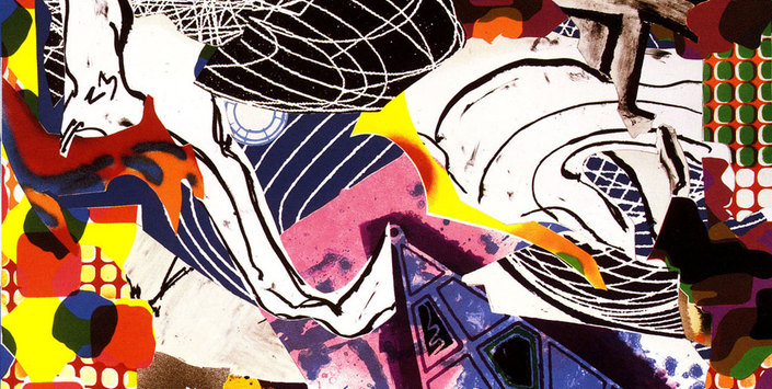 Detalle de obra Frank Stella