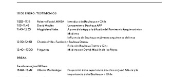 Programa Mesas redondas