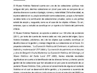 Representación, nación y patrimonio: el caso de la colección del Museo Militar en el Museo Histórico Nacional