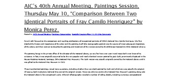 Comentario sobre la presentación