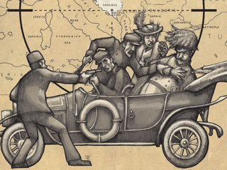 El asesinato de Francisco Fernando en Sarajevo