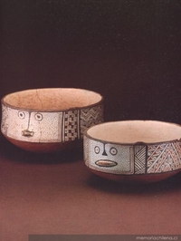 Escudillas : cultura Diaguita : Fases II (1200-1470 d.C.) y III (1470-1536 d.C.)