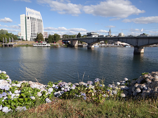 Vista desde el sitio donde estará la biblioteca.