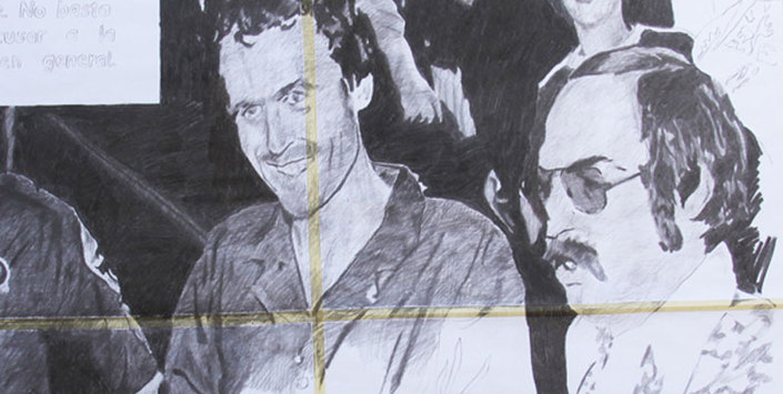 Detalle de obra de Javier Rodríguez Pino