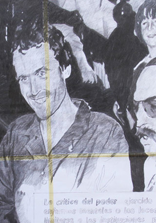 Detalle de obra de Javier Rodríguez Pino