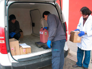 Eliminación de residuos químicos