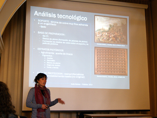 Sofía Hennen, durante su presentación.