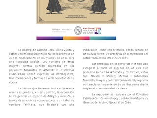 Programación de actividades  de la exposición #Torcer la palabra".