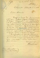Ferrocarriles del Estado. Al Ministerio de Obras Públicas: nota sobre llegada a Talcahuano de materiales destinados a la construcción del viaducto sobre el río Malleco. Collipulli, 15 de septiembre de 1888. 1 página. Archivo Nacional. Ministerio de Obras Públicas; v. 74. s/f.
