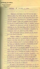 Bertrand, Alejandro (director General de Obras Publicas) y los miembros de la comisión Ramón Barros Luco, Enrique Budge, Luis Vergara, Joaquín Echenique. Informe de la Comisión sobre la propuesta presentada por la Compañía Constructora del Ferrocarril Trasandino. Santiago, 9 de junio de 1904. 5 páginas. Archivo Nacional. ARNAD, Ministerio de Obras Públicas; v. 1392, s/f.